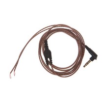 3.5mm 3 극 남성 플러그 DIY 이어폰 와이어 케이블 Weishaupt Nick Headphone 와이어를위한 Shure 용 Beyerdynamic과 호환됩니다., 하얀색, 01 White