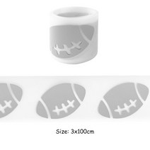 평판프레스 열전사Footbal-반사 테이프 아이언 스티커 의류용 야간 안전 후드 열 프레스 아플리케 Diy 다, 06 9094