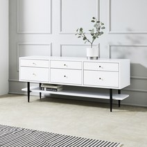 라벤나 키높은거실장 85인치 키큰 tv다이 티비장, 그레이