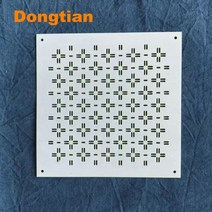 가죽공예 도안 클래식 일본식 사시코 템플릿 스텐실 소프트, 02 Cross flower, 1개