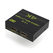 5myshop_HDMI 1:2 분배기 4K 모니터 영상 공유기 케이블 화면기 기기 공유 기 분할 업소용_5myshop, 무옵션상품임!!
