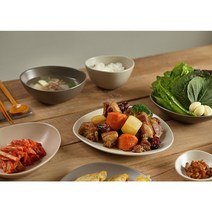 조약돌 그릇세트 2인 12P(크림 베이지 코코아)