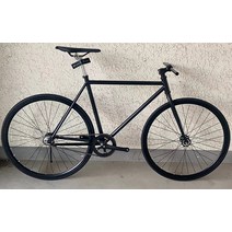 경륜자전거 픽시 하이브리드 입문용 경량 감성레트로, 스탠다드 블랙