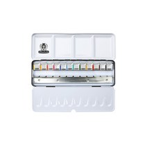 쉬민케 아카데미 수채고체케익 1.2pan 12색(GS75412097) 고체물감 수채화물감