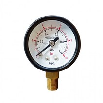 삼성계기 일반 압력계 A형 40파이, 15bar, 15bar