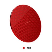 무선 충전기 고속 10w 빠른 무선 충전기 삼성 호환 화웨이 Xiaomi Oppo 아이폰 호환 12 프로 최대 11 XR XS, 03 Red, 1개