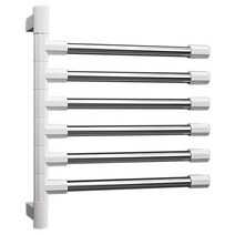 수건 타올 온장고 스팀 살균 네일 이발 왁싱 피부샵 Secador De Pano-멀티 바 욕실 수건 걸이 180 회전 스, 07 Six Floors