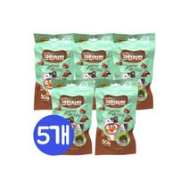 뽀로로 크런치캣 50g 소고기클로로필구강건강x5개, 뽀로로 크런치캣 50g 소고기클로