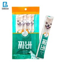 사료에 썩어먹이는 강쥐활력 유산균함유 애견간식 10봉 배변활동 깡아지껌 치아관리