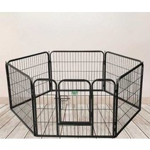 벽난로 안전펜스 울타리 육각 화목난로 실내 범용 접이식 애완 동물 난간, 검은색(높이 61cmx가로 77cmx6개)