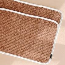 돗투돗x마롤로뜨 성인 순면 땀 베개 패드, 성인땀베개_브라운