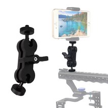 1/4 나사 볼 헤드 마운트 LR 카메라 플래쉬 미니 램 조인트 개인방송 핫슈 촬영, 단품