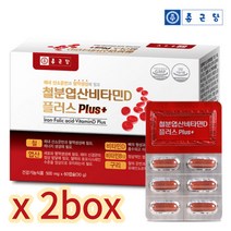종근당 철분약 2박스 임신초기 산후 여성 영양제 보충 10대 20대 30대 40대 50대 청소년 성인 부모님