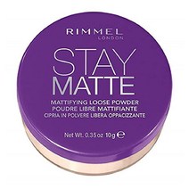 Rimmel 림멜 Stay Matte 루즈 파우더 001 투명 3.7g(0.12온스) (1팩) 307520