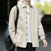 Z3JC 남성 긴팔 캐주얼 루즈핏 비즈니스 코디 셔츠