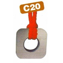 썬크스 기빙 초경 더스트 컷 메탈 C-20 종횡 20 mm×후 4 mm 스트랩 첨부 부츠 취입 커터