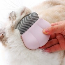 고양이 털 빗 조개모양 브러쉬, 블루