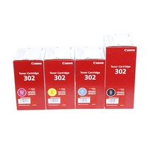 캐논 정품인증 LBP 5960K 토너 4색1세트 CRG-302 BK/C/M/Y 평균 검정 10000매/칼라 각 6000매, 1개, 검정+칼라