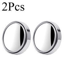 사이드미러 백 사각지대 커버 광각 보조 거울 2Pcs 보편적 인 차 맹인 반점 거울 Frameless 360 정도 광각, 02 Type B