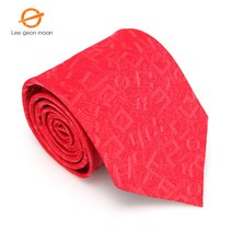 ［디자이너 이건만］한글 짜임 넥타이(LM174MNX001SRD)