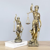 정의의 여신 가정 장식품 변호사 사무실 선물, B