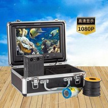 Senpan 어군탐지기 영상 고화질 낚시 수중 라이트 카메라 물고기, 9 인치 15미터