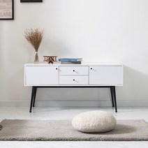 이노센트 캐리 모던 높은 티비 거실장 1200 i103383, 화이트