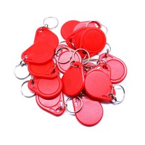 13.56 mhz iso1443a ic m1 클래식 s50 keyfobs 태그 액세스 제어 rfid 키 토큰 출석 관리 체인 abs 방수, [05] black