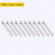 22mm 20mm 10pcs 1.8mm 직경 시계 핀 pepair 도구 amp 키트 퀵 릴리스 시계 스트랩 스프링 바 브랜드 호환, 협력사, 10개 17mm 1.8mm