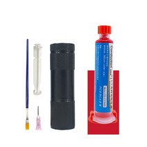 감광성잉크 감광액 6 가지 색상 UV 솔더 마스크 BGA PCB 회로 기판 페인트 솔더링 페이스트 오일 절연 부식 방지, 3.red