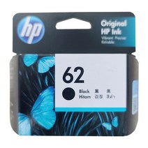 HP정품잉크 No.62 C2P04AA HP7645 HP250 HP7640 검정, 1개