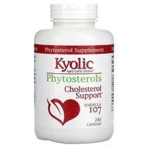 교릭 포뮬러 피토스테롤 Kyolic Garlic Formula 107 With Phytosterols 240 캡슐