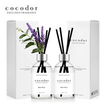 코코도르 화이트라벨 디퓨저 200ml X 2개 + 라벤더스틱2P + 유칼립투스, 001_라벤더/2P+유칼립B, 03_W/프렌치라벤더X2