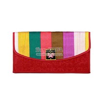 [색동장지갑] 하마공방 고급 대마 자수 조각보 전통 장지갑