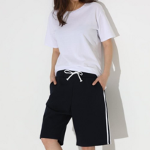 오너클랜 5부바지 여름 여자반바지 휴가 반바지코디 3부팬츠