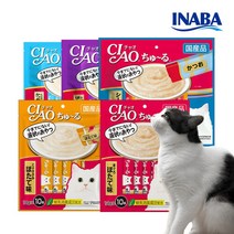 챠오츄르 고양이간식 대용량 80P 구성, 참치 본격다시믹스 SC191x4봉