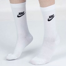 나이키 남녀공용 패션 양말 크루삭스 스니커즈 장목 양말 3결레 1세트