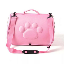 초경량 휴대용 강아지 고양이 켄넬 이동가방 카시트 이동장 캐리어 숄더케이스 / 가방, 분홍, S 43x25x26