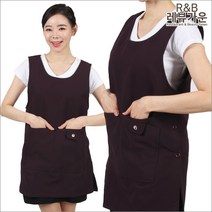 레뷰가운 기모앞치마 겨울 큰주머니 복지센터 따뜻한 AE324 앞치마, 1개, AE324_진보라L