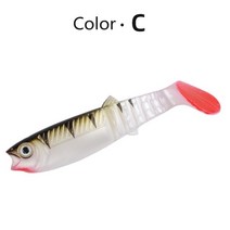 MEREDITH Cannibal Baits 80mm 100mm 125mm 인공 소프트 낚시는 Wobblers 루어 실리콘 쉐이드 웜베이스 미, CHINA_80mm 10pcs, 03 C_01 80mm 10pcs