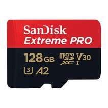 샌디스크 익스트림프로 마이크로SD카드 SDSQXCY, 128GB