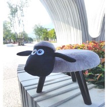 원목스툴 화장대의자 수납 서랍장 양고기 신발 변경 스토리지 메이크업 가정용 낮은 귀여운 스토리지 단단한 나무 발판 숀, 그레이 램 로우 스툴 탈부착 및 세탁 가능 두꺼운