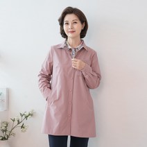엄마옷 마담4060 꽃배색나염자켓-RJK303005-