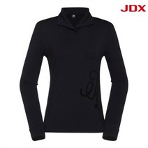 (JDX) 홈플러스몰01 여성골프웨어 가을 티셔츠 후로피 포인트 변형에리 _ 블랙 X2TLT7443