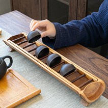 죽공예 대나무 잔걸이 찻잔받침 다도거치대 퇴수기 다도용품, 단품, 단품