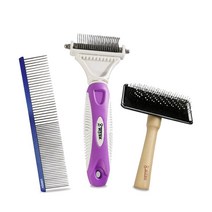 닉센 강아지 고양이 브러쉬 빗 3종 SET 죽은털 엉킨털 정리, 1개, 브러쉬 3종세트