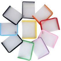 화일천사 무지지퍼화일, 손잡이없음 오렌지3cm, 지퍼화일선택