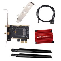 ax210 ax20092608265 데스크탑pc wifi 6e용 wifi 블루투스용 pci-express x14816 슬롯 어댑터 변환기에 대한 m.2 wifi 카드, PCI에 솔로 어댑터