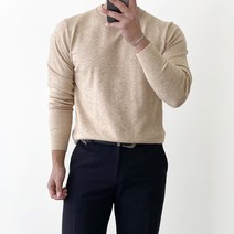 간빠레 21컬러 봄 가을 겨울 부드러운 라운드 니트