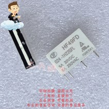 릴레이 HF49FD 024-1H22GFL 24VDC 4 피트 흩어져있는 하나 정상적으로 열려있는 5A 5PCS -1lot, 한개옵션0